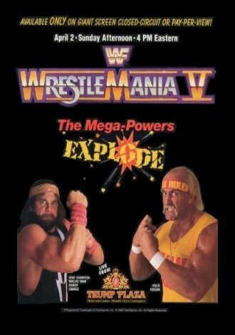 WWF РестлМания 5 (1989) постер