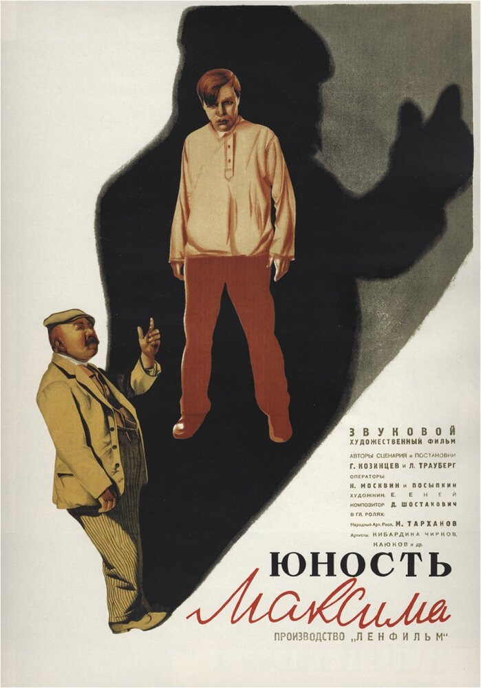 Юность Максима (1934) постер