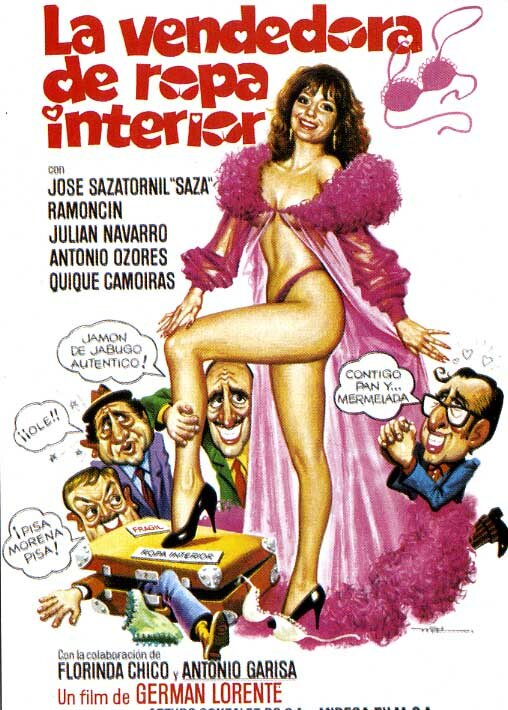 Продавщица нижнего белья (1982) постер