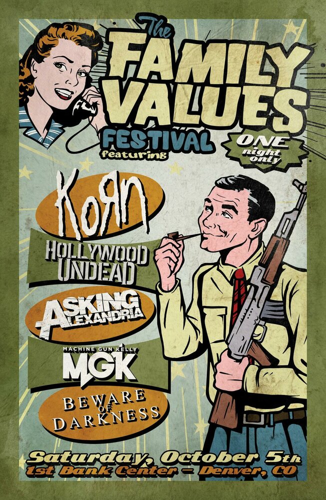 Korn's Family Values Live (2013) постер