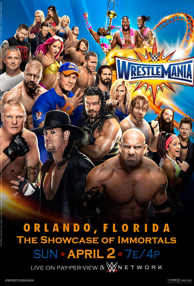 WWE РестлМания 33 (2017) постер