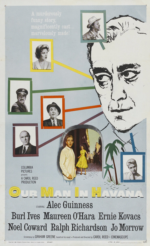 Наш человек в Гаване (1959) постер
