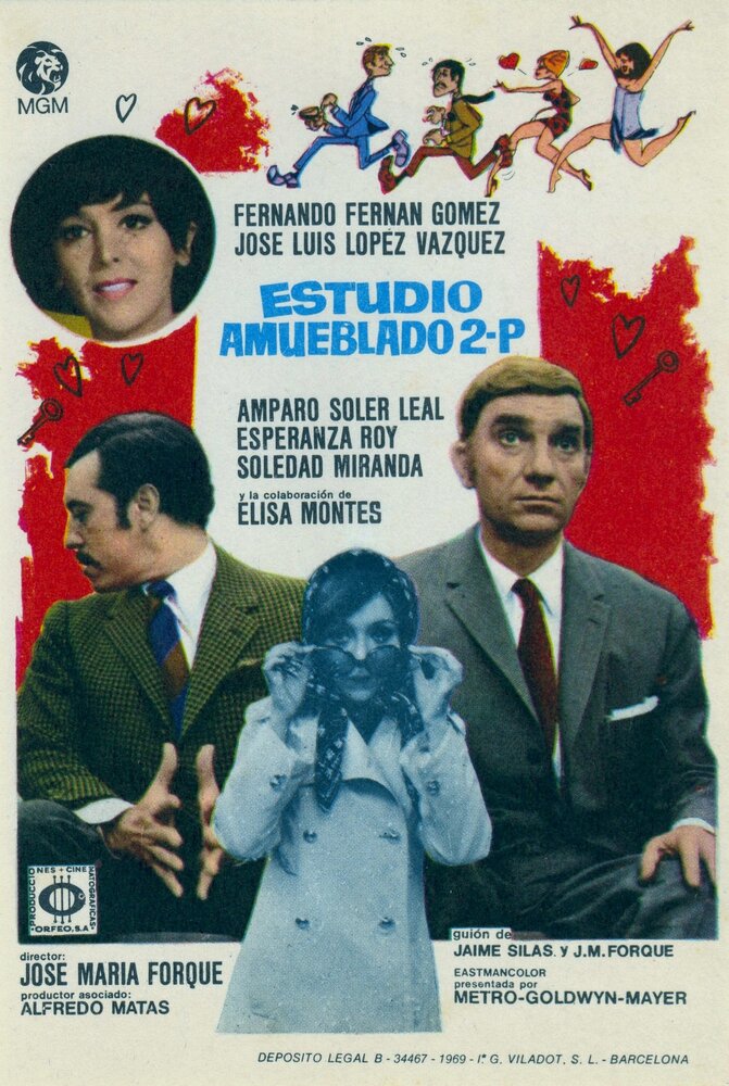 Estudio amueblado 2.P. (1969) постер