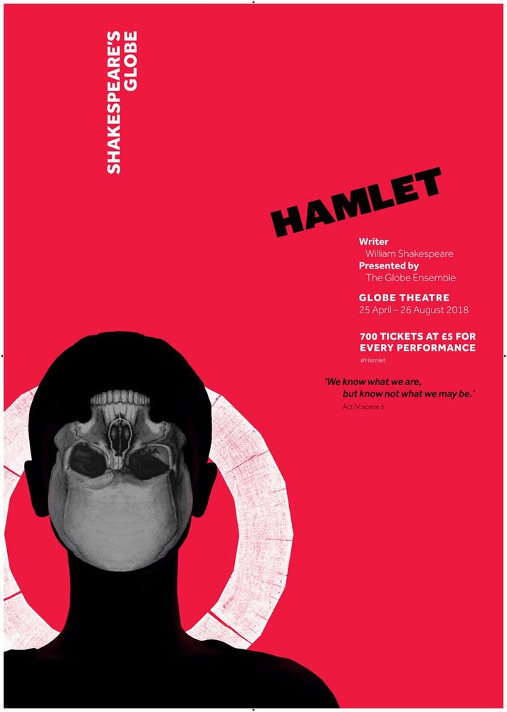 Hamlet Shakespeare's Globe (2018) постер