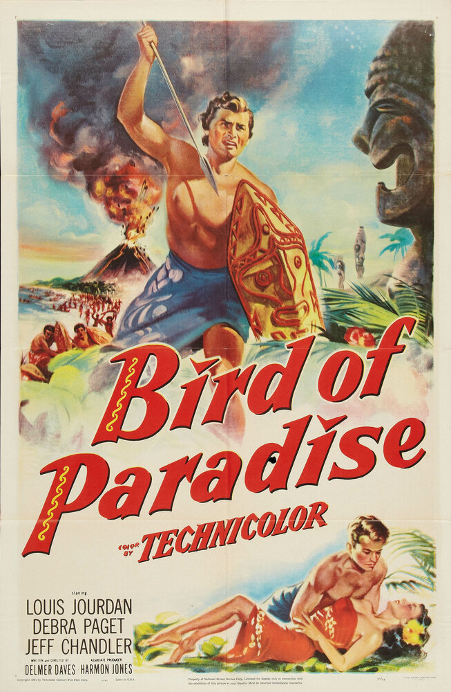 Bird of Paradise (1951) постер