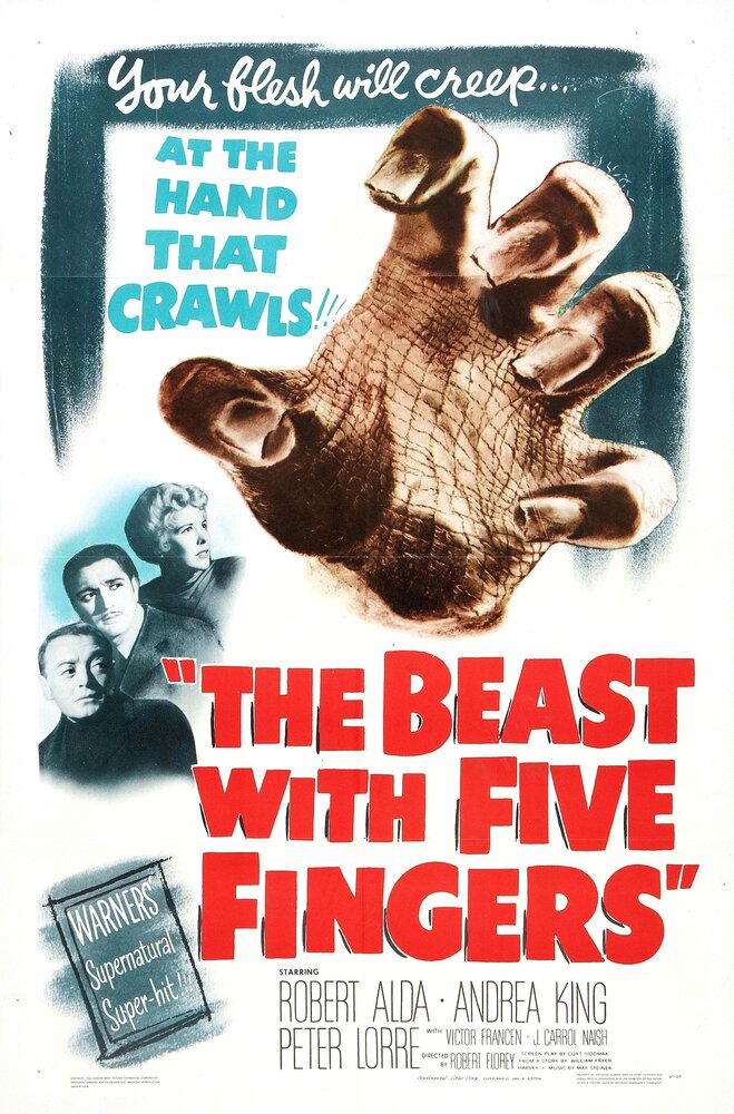Зверь с пятью пальцами (1946) постер