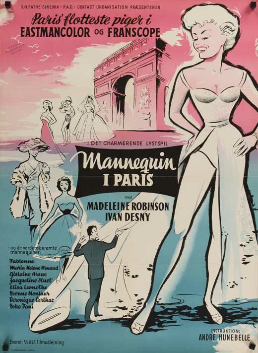 Парижские манекенщицы (1956) постер