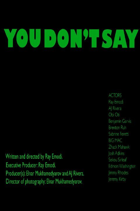 You Don't Say (2014) постер