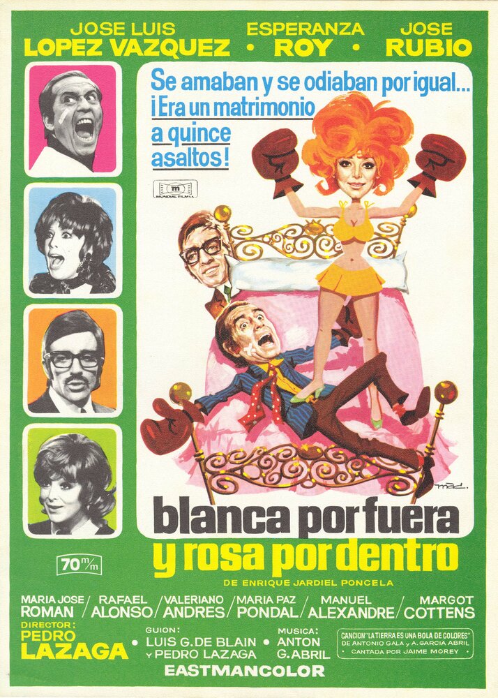 Blanca por fuera y Rosa por dentro (1971) постер
