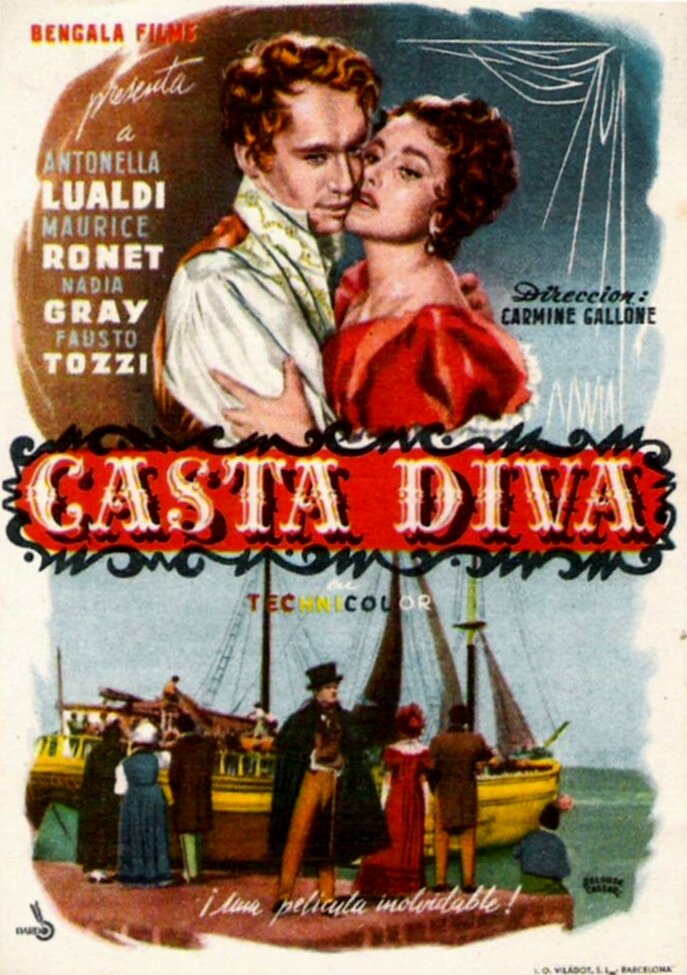 Каста Дива (1954) постер