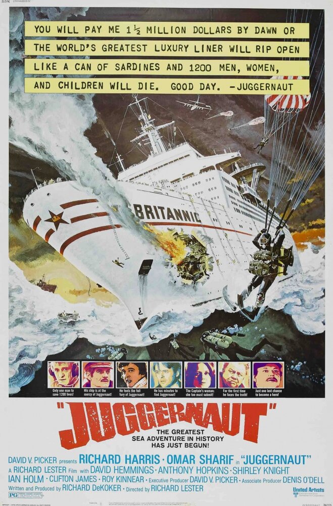 Джаггернаут (1974) постер