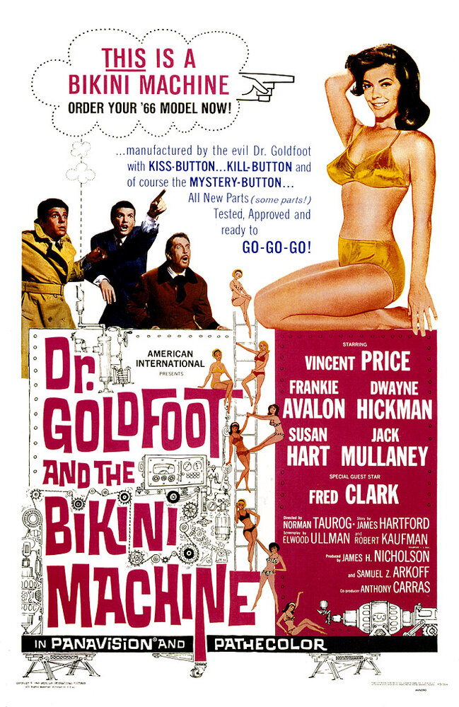 Доктор Голдфут и бикини-машины (1965) постер