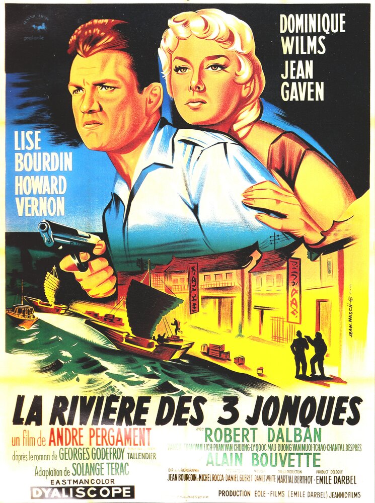La rivière des trois jonques (1957) постер