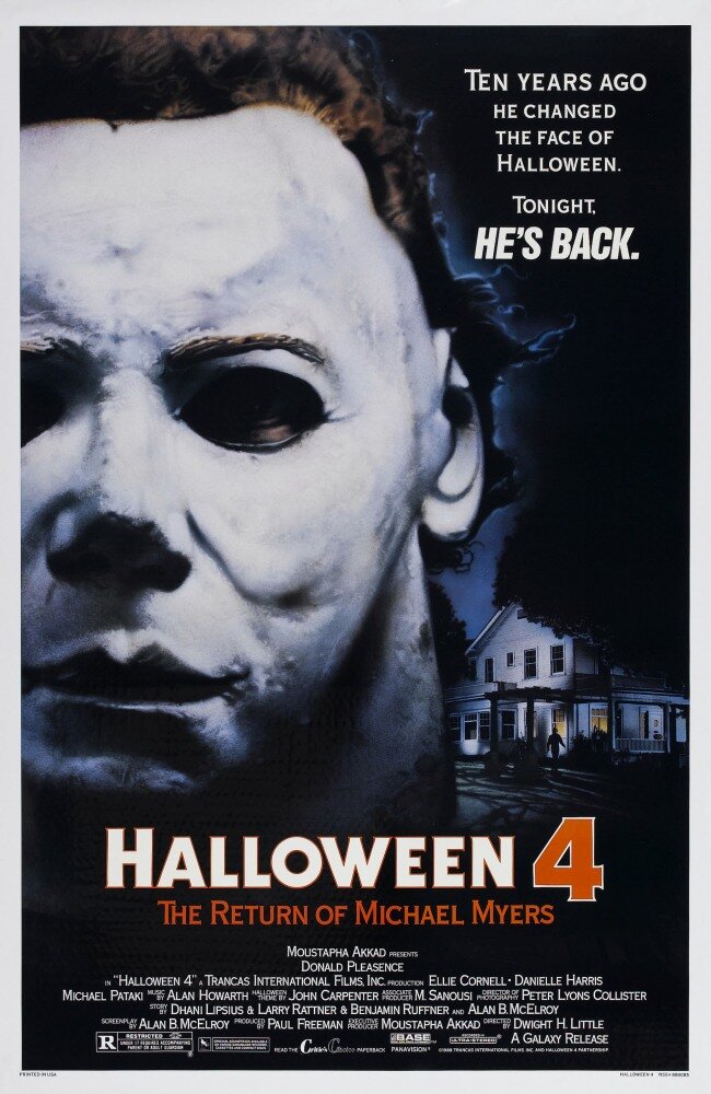 Хэллоуин 4: Возвращение Майкла Майерса (1988) постер