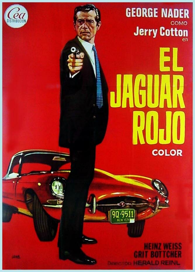 Смерть в красном «Ягуаре» (1968) постер