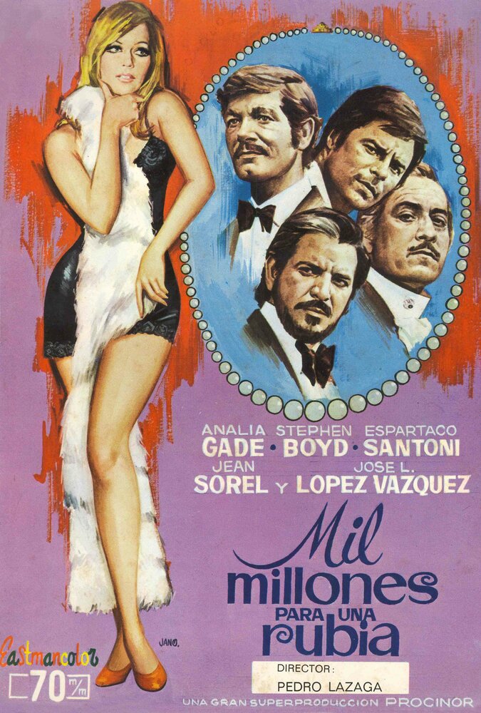 Миллиард для блондинки (1972) постер