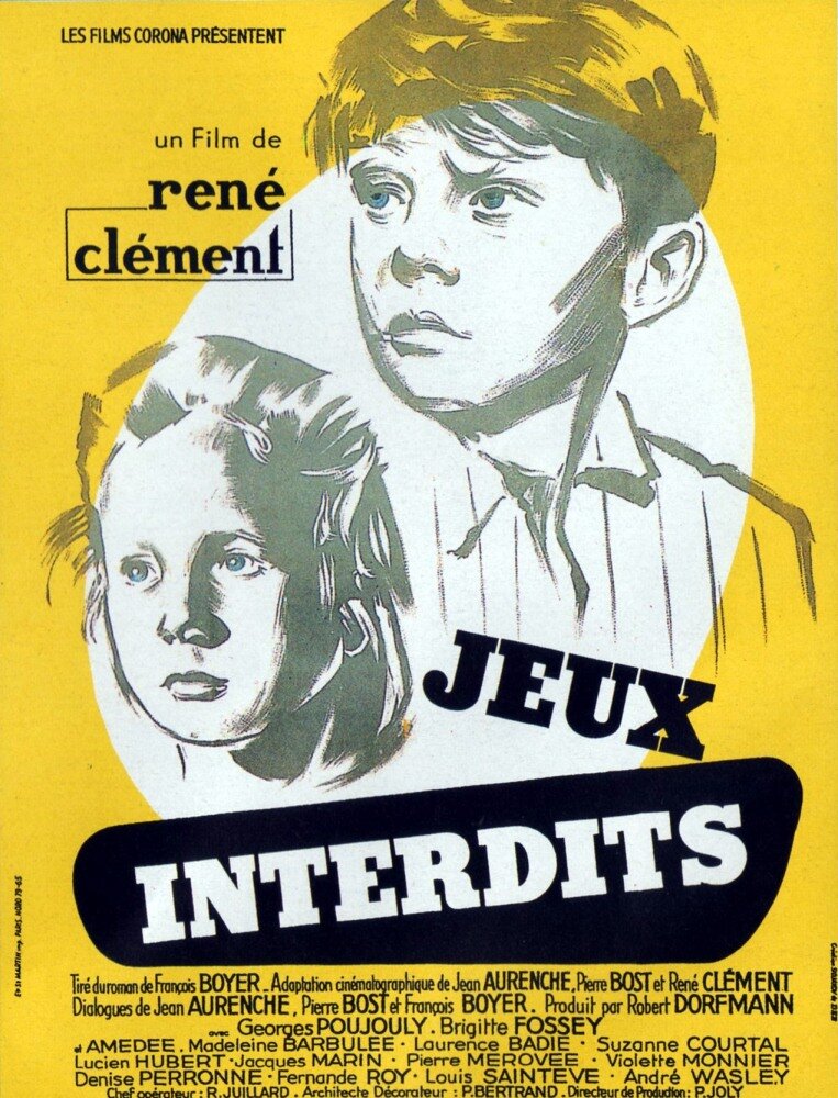 Запрещённые игры (1952) постер