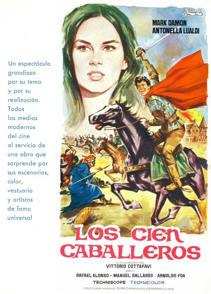 100 всадников (1964) постер
