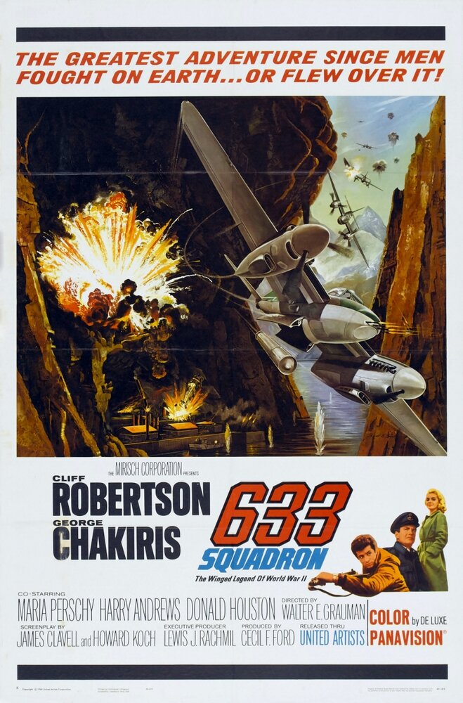 Эскадрилья 633 (1963) постер