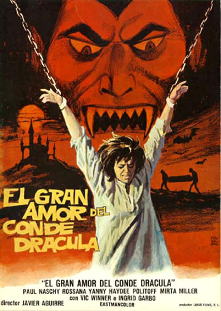 Большая любовь графа Дракулы (1973) постер