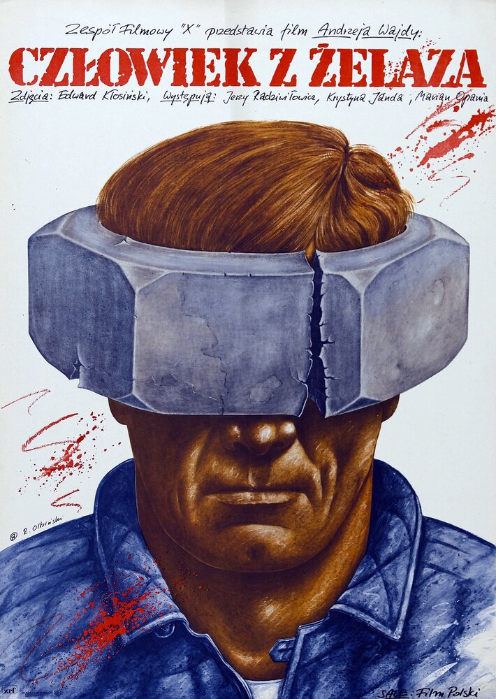 Человек из железа (1981) постер
