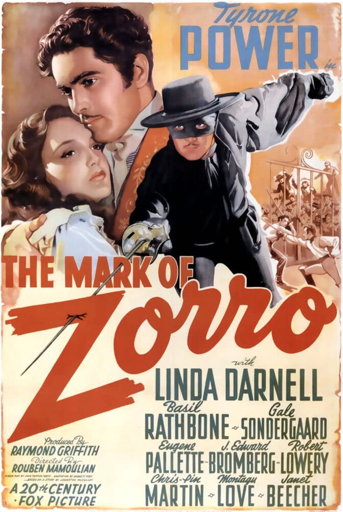 Знак Зорро (1940) постер