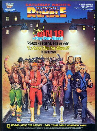 WWF Королевская битва (1991) постер