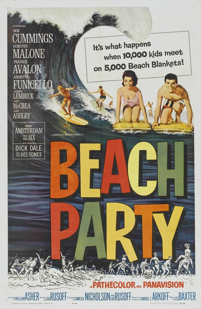 Пляжные тусовщики (1963) постер