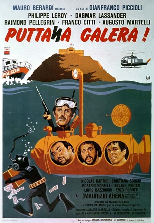 Чёртова лодка! – Большой переполох в тюрьме (1976) постер