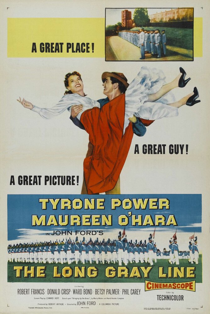 Длинная серая линия (1955) постер