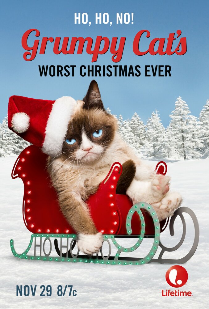 Худшее Рождество Сердитой кошки (2014) постер