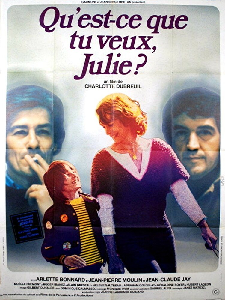 Qu'est-ce que tu veux Julie? (1977) постер